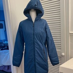 NWT Eddie Bauer Lightweight Hooded Jacket – Blue